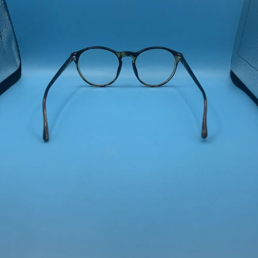 Vintage Optyl Esprit icm 7036 10 Eyeglasses Frame Tortoise Round 10-53-18